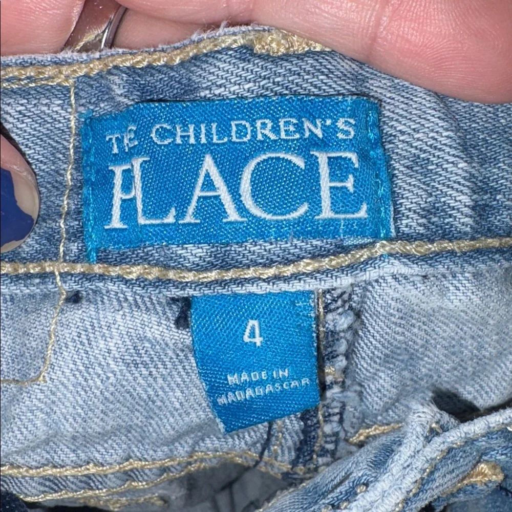 🎉4 for $20 The Children's Place Light Denim Jean Shorts, Size 4
